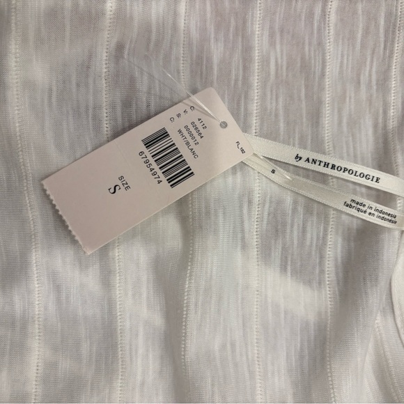 Anthropologie Flounced-Sleeve Cropped Blouse - Picture 6 of 6